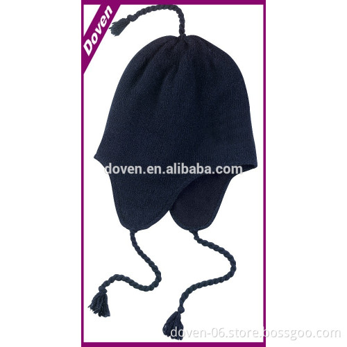 Fashion ear-flap knitted hat